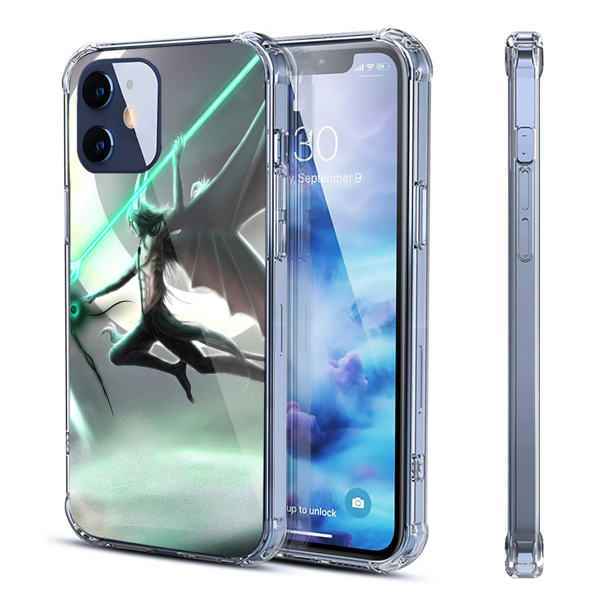 （画像用） ブリーチ BLEACH 【iPhone 12シリーズ対応】透明スマホケース（クリアソフトケース）